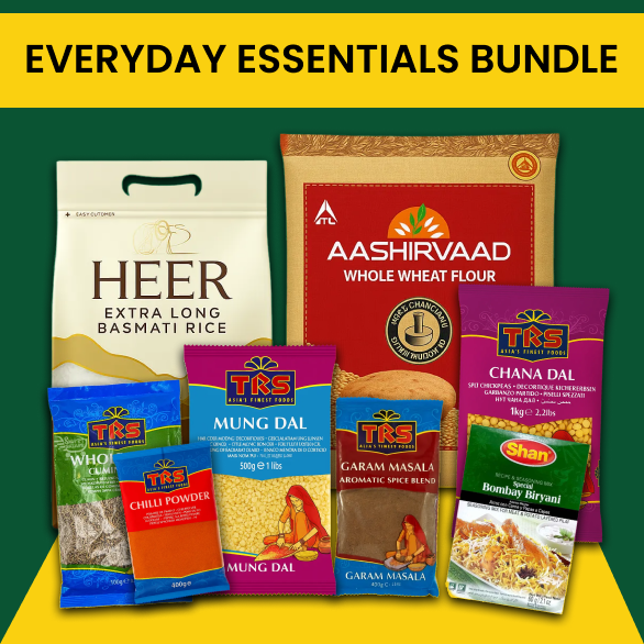 Everyday Essentials – Family Saver Bundle (Rice, Atta, Tea, Lentils & Spices)