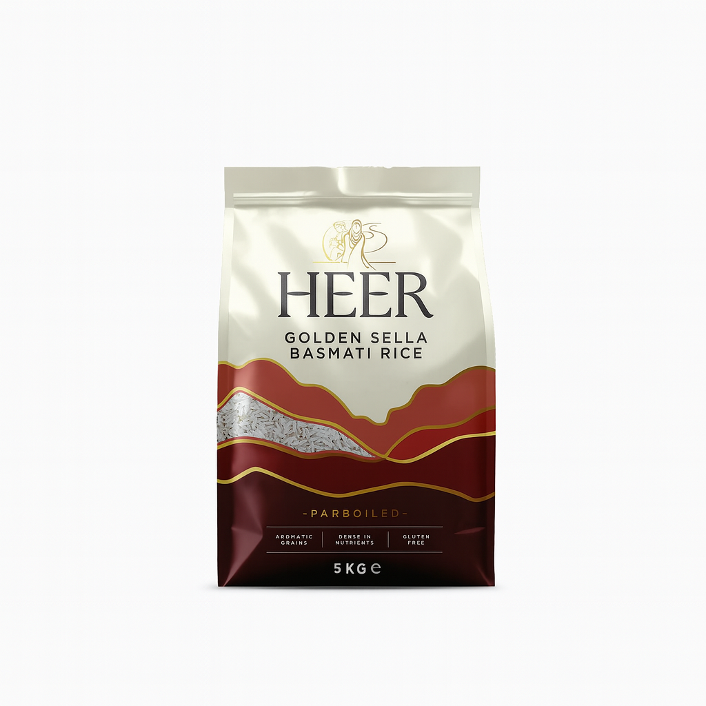 Heer Golden Sella Basmati Rice – 5kg