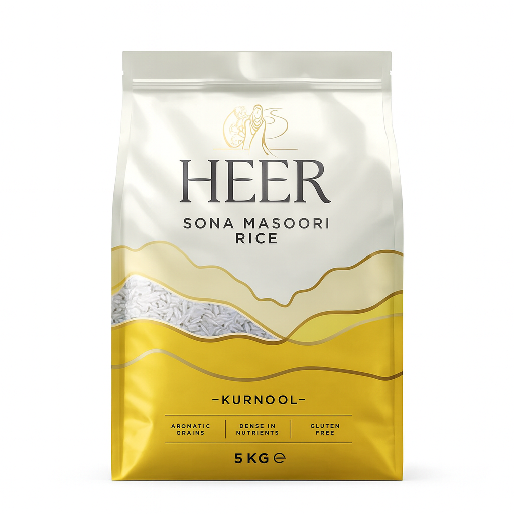 Heer Sona Masoori Rice – 5kg