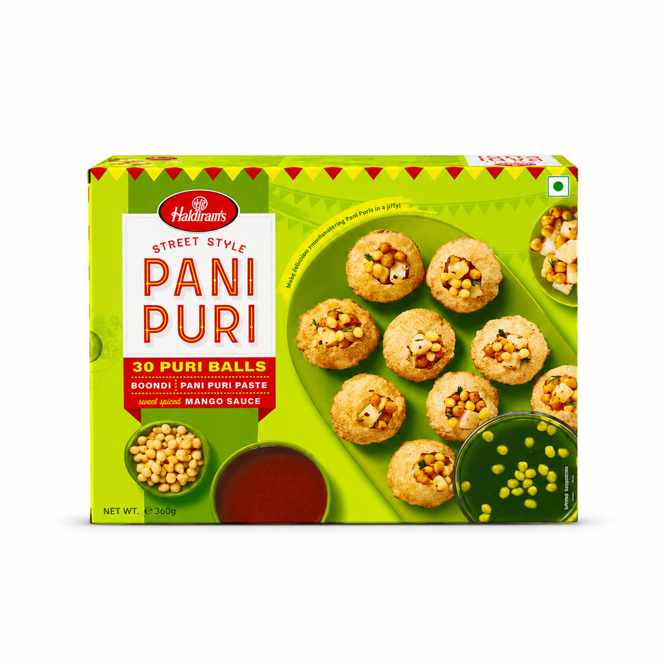 Haldiram’s Pani Puri Kit (Gol Gappa) 360g – 30 Pieces
