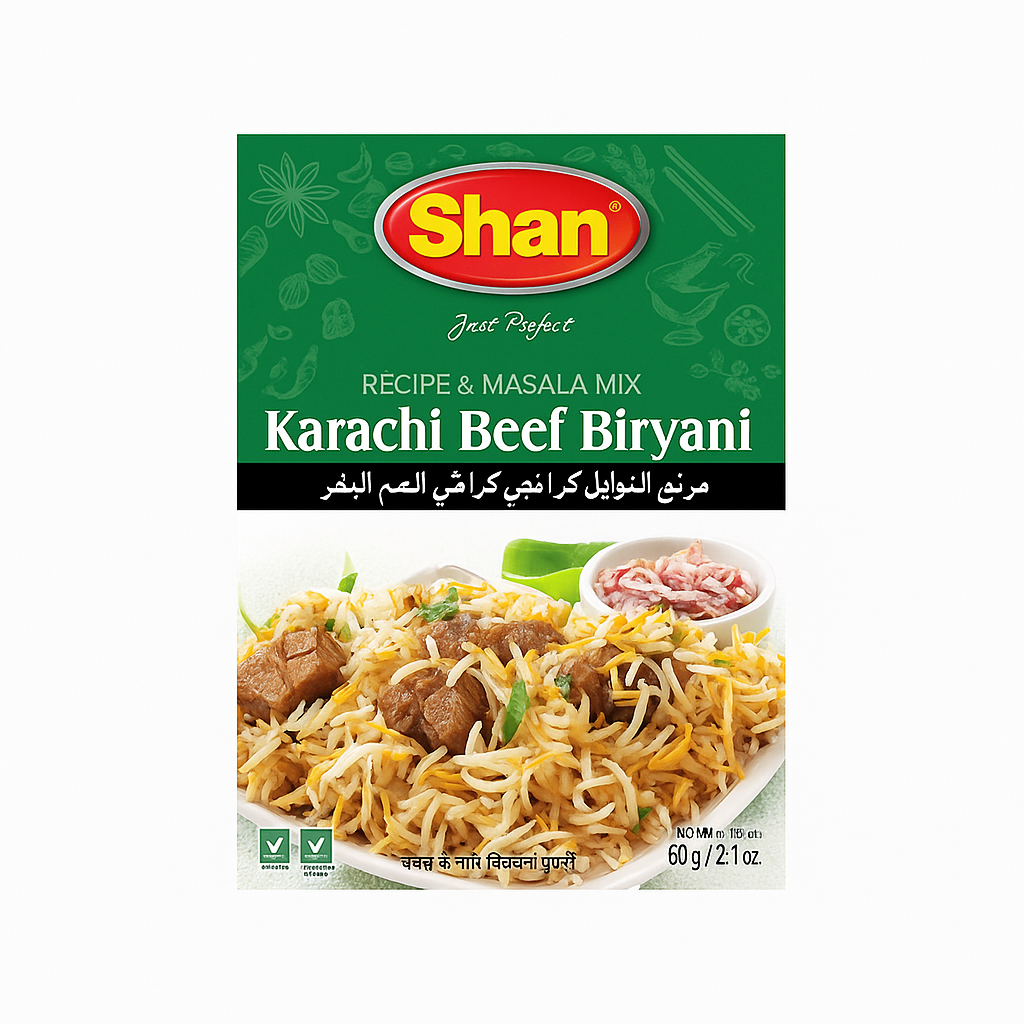 Shan Karachi Beef Biryani Mix – 60g