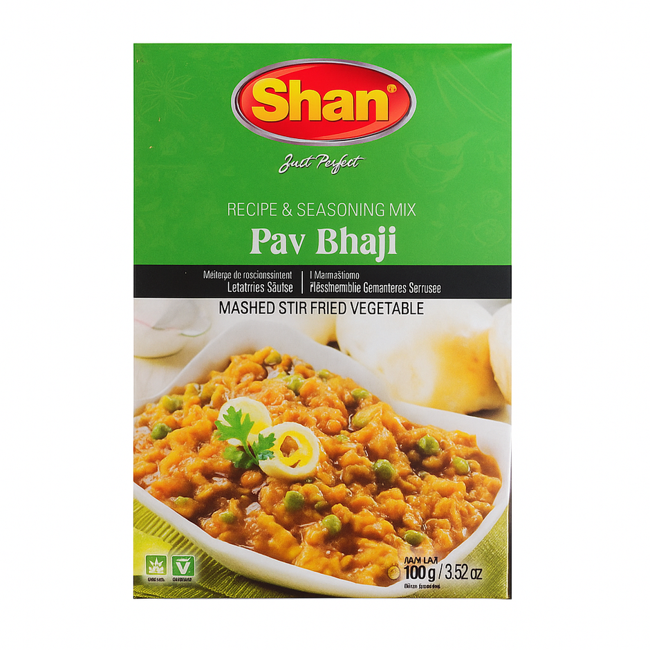 Shan Pav Bhaji Mix 100g – Authentic Indian Street Food Spice Blend