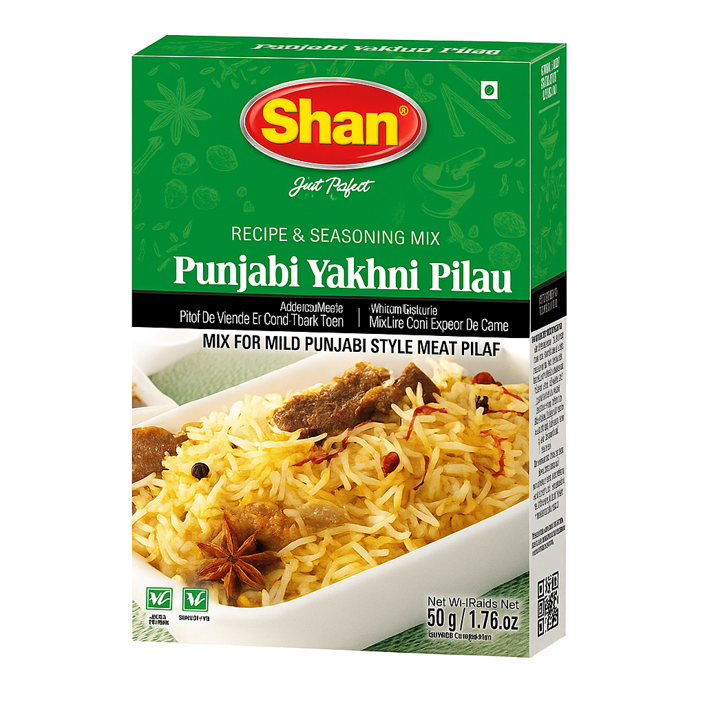 Shan Punjabi Yakhni Pilau 50g – Authentic Pakistani Rice Spice Blend