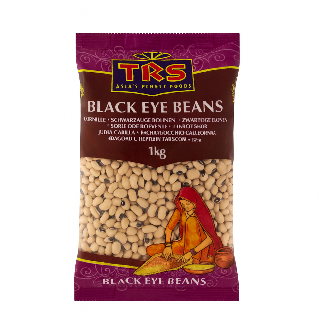 TRS Black Eye Beans (Lobhia / Black-Eyed Peas) – 1kg