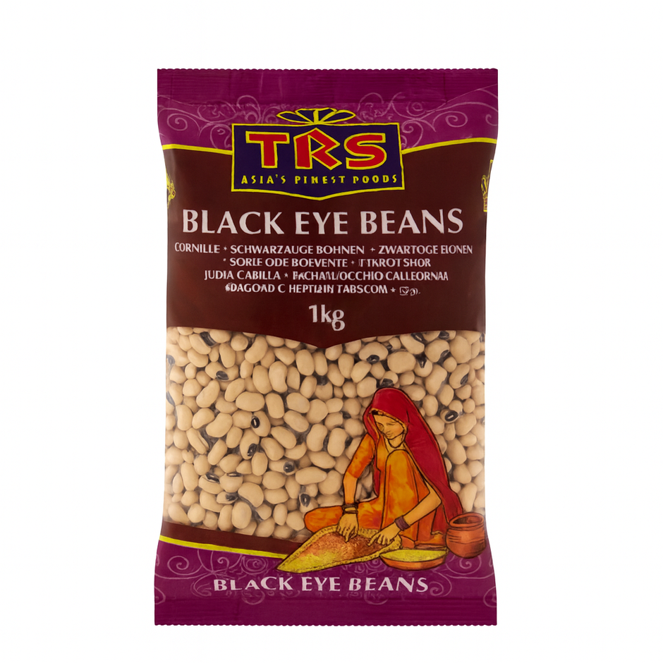 TRS Black Eye Beans (Lobhia / Black-Eyed Peas) – 1kg