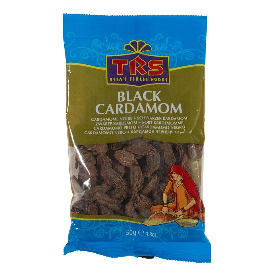 TRS Cardamoms Black (Kali Elaichi) – 50g