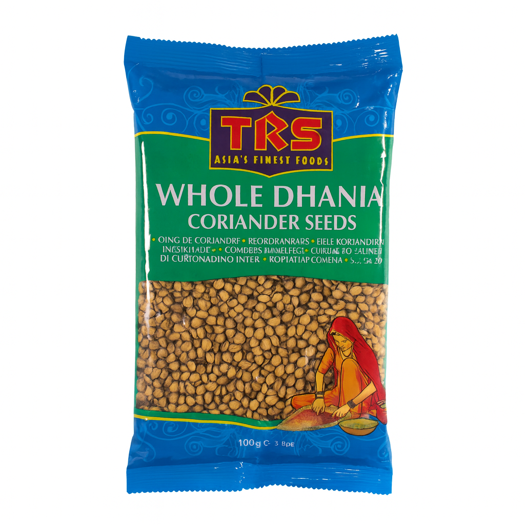 TRS Dhania Whole (Indori Coriander Seeds) – 100g