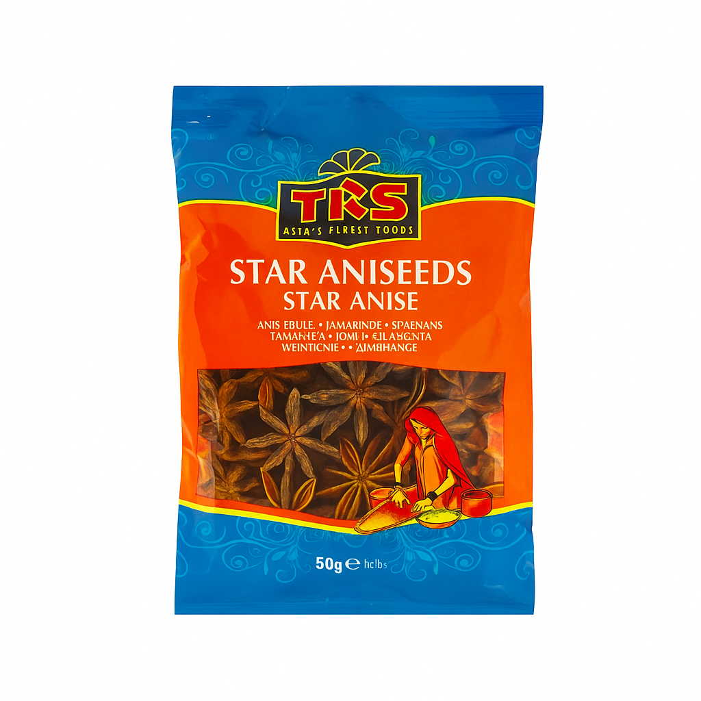 TRS Star Aniseed – 50g (Badiyan / Chakri Phool)