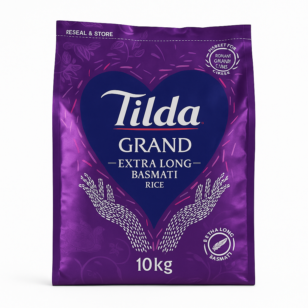 Tilda Grand Extra Long Basmati Rice – 10 kg